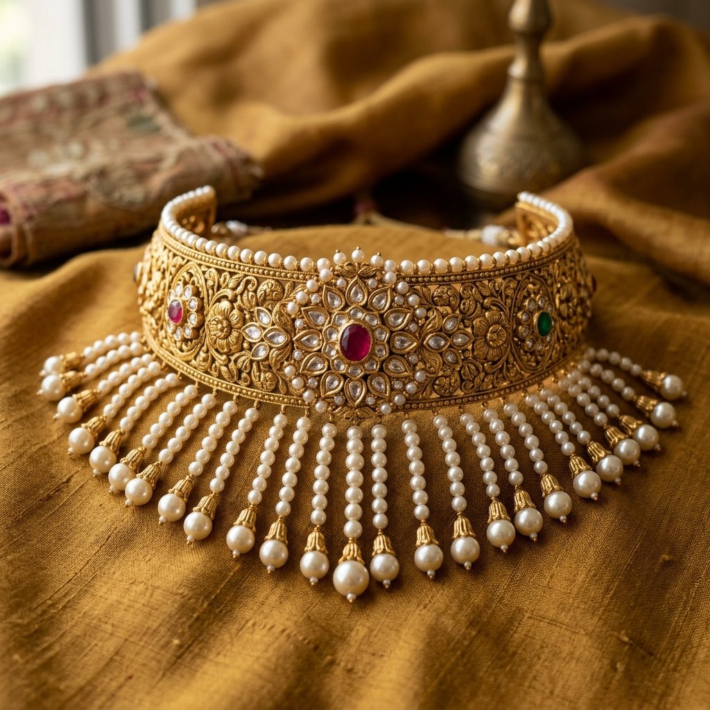 Rutvi Collection - Traditional gold choker